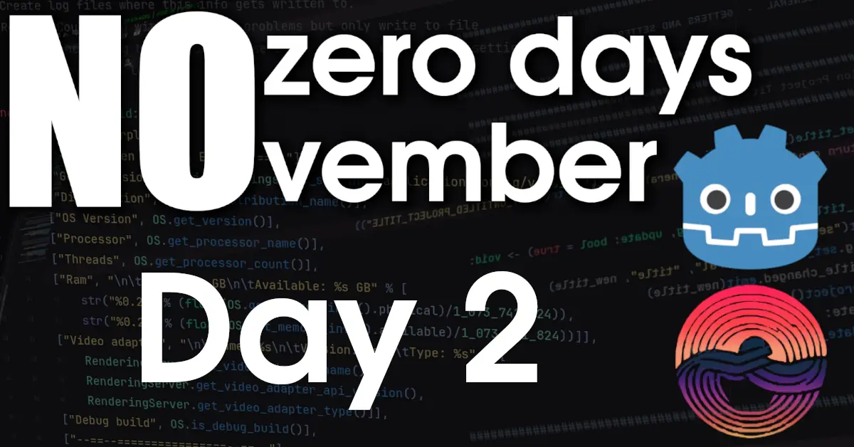 Day 2: No zero days November – 2023