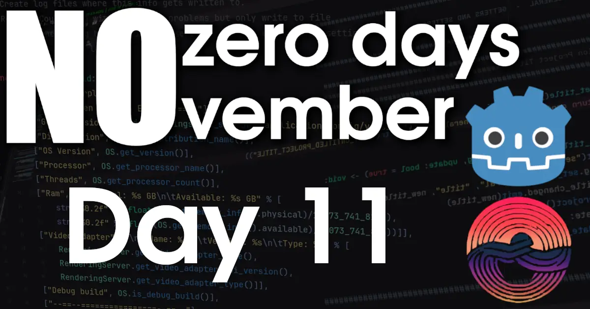 Day 11: No zero days November – 2023