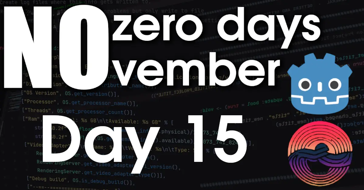 Day 15: No zero days November – 2023