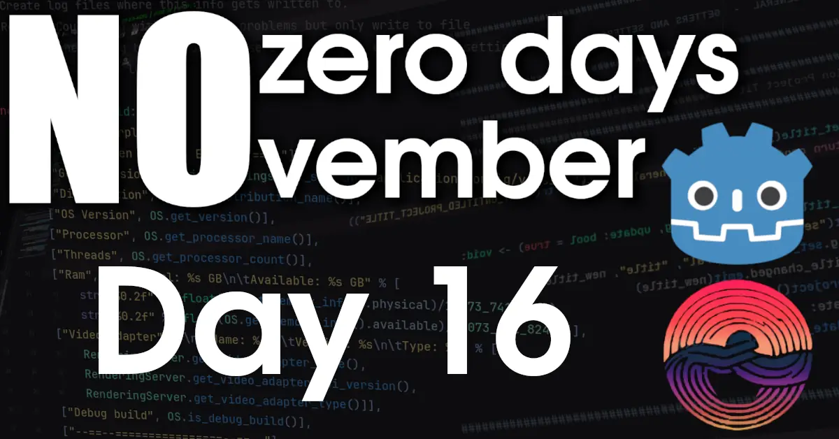 Day 16: No zero days November – 2023