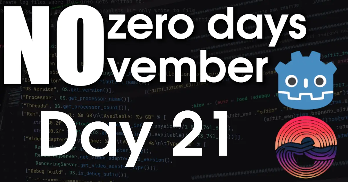 Day 21: No zero days November – 2023