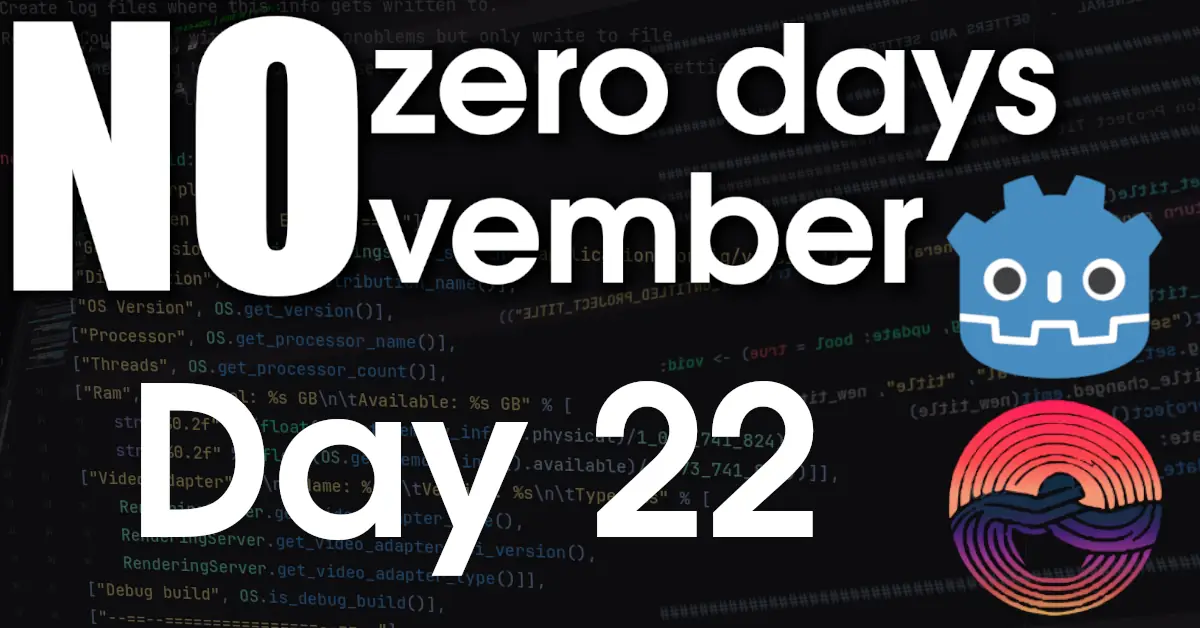Day 22: No zero days November – 2023