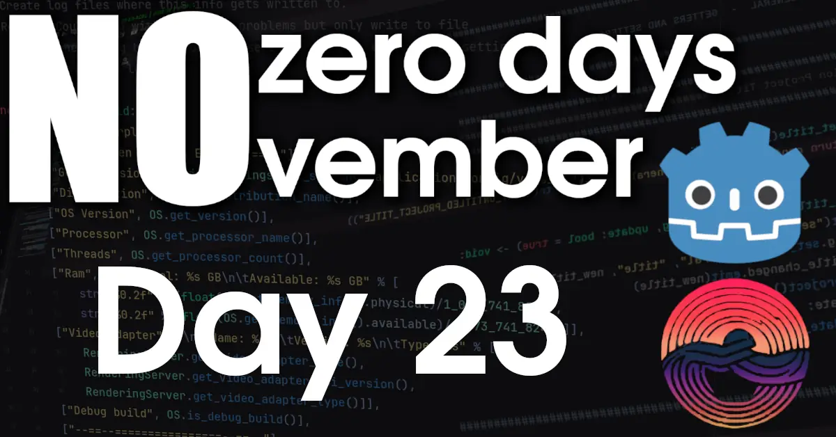 Day 23: No zero days November – 2023